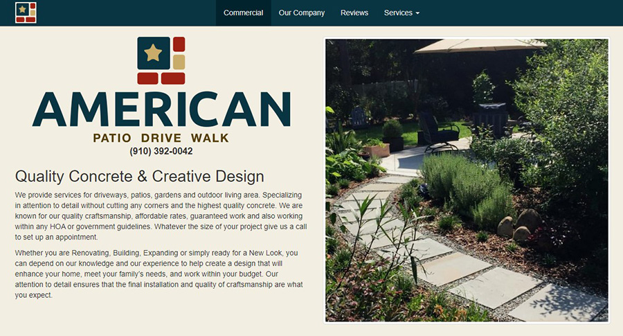 American Patio Drive and Walk