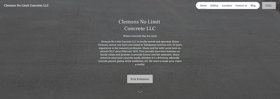 Clemons No Limit Concrete